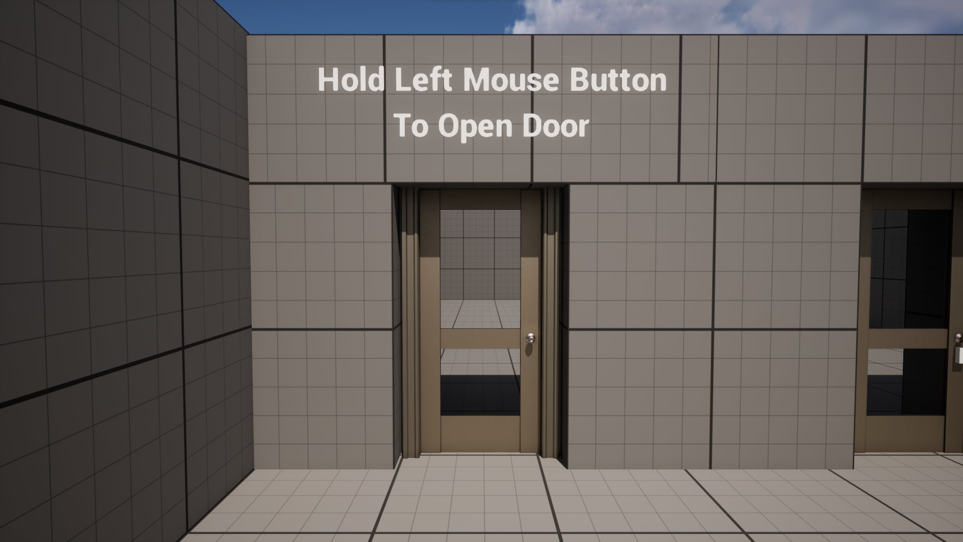 Door Interaction & Padlock System